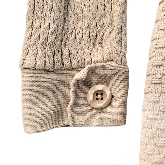 Fossil Cream Duster Sweater Size Small - Picture 4 of 6